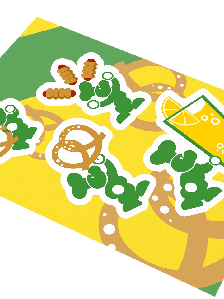 Pretzel Pillar's - Sticker Sheet product image (2)