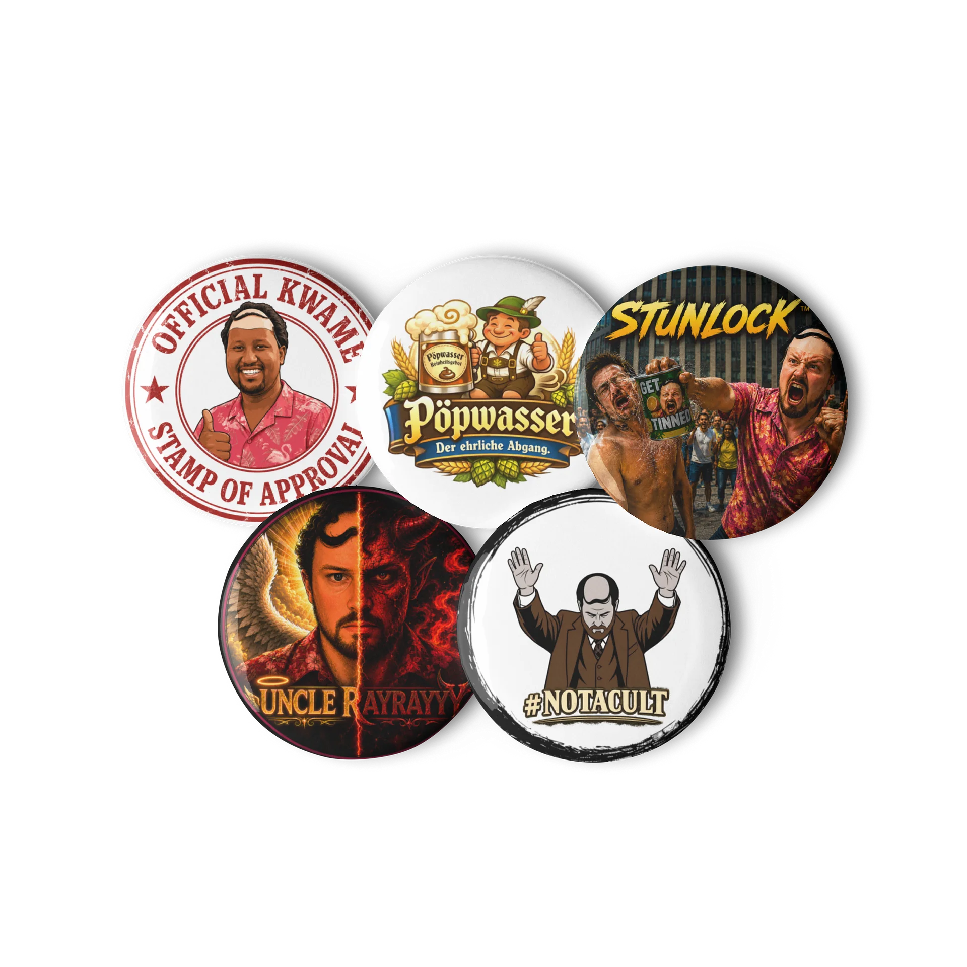 Mixed button pins product image (2)