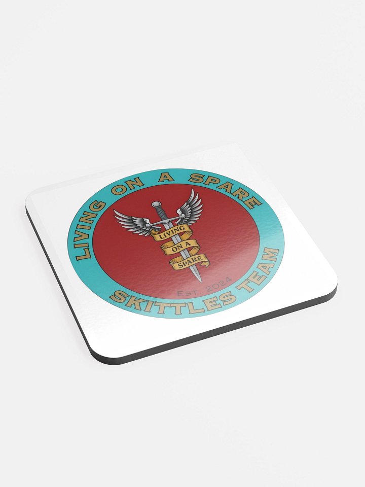 Living on a Spare Drinks Coaster product image (2)
