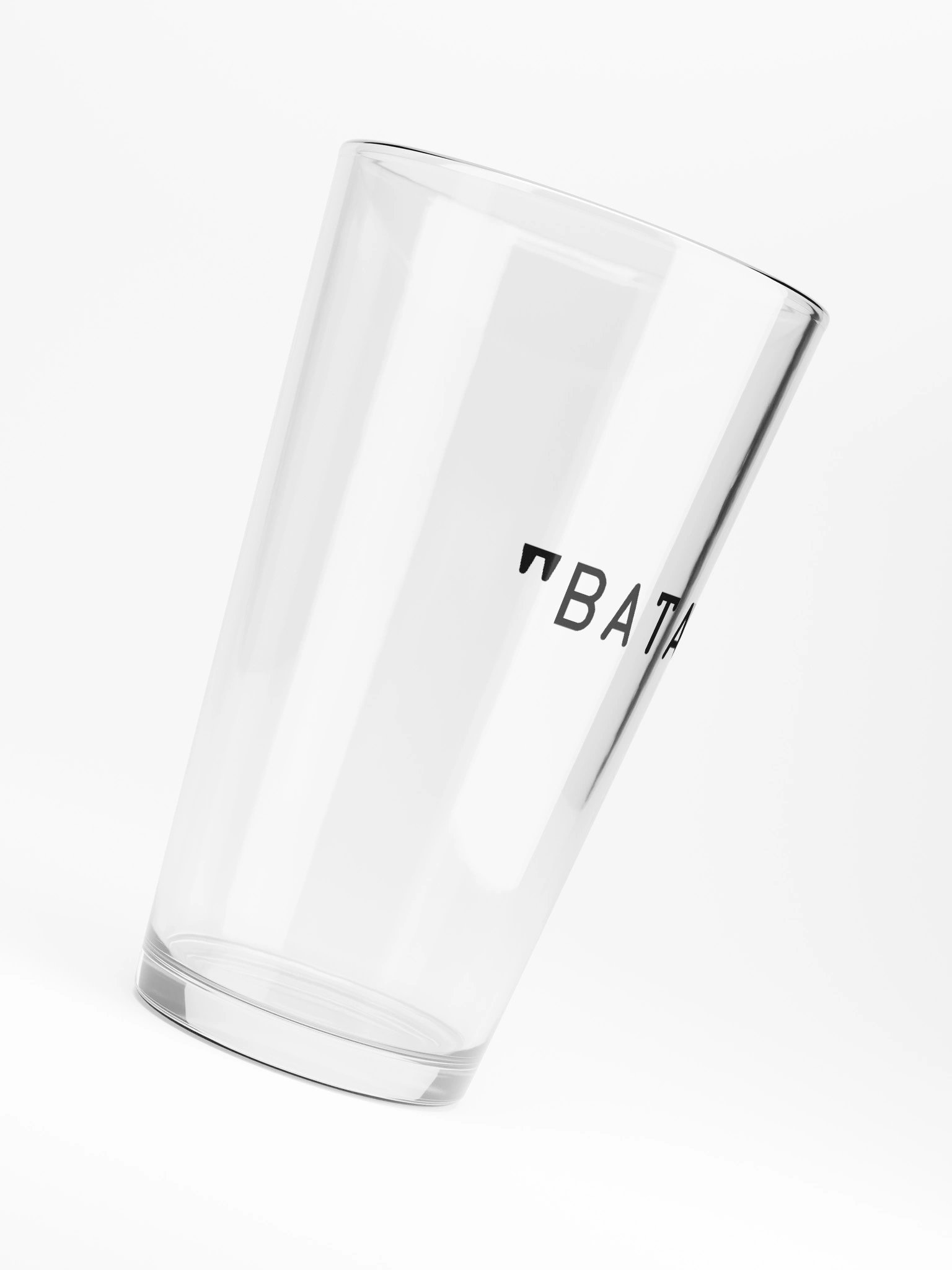 "BATAS" | Clear Tall Glass product image (6)