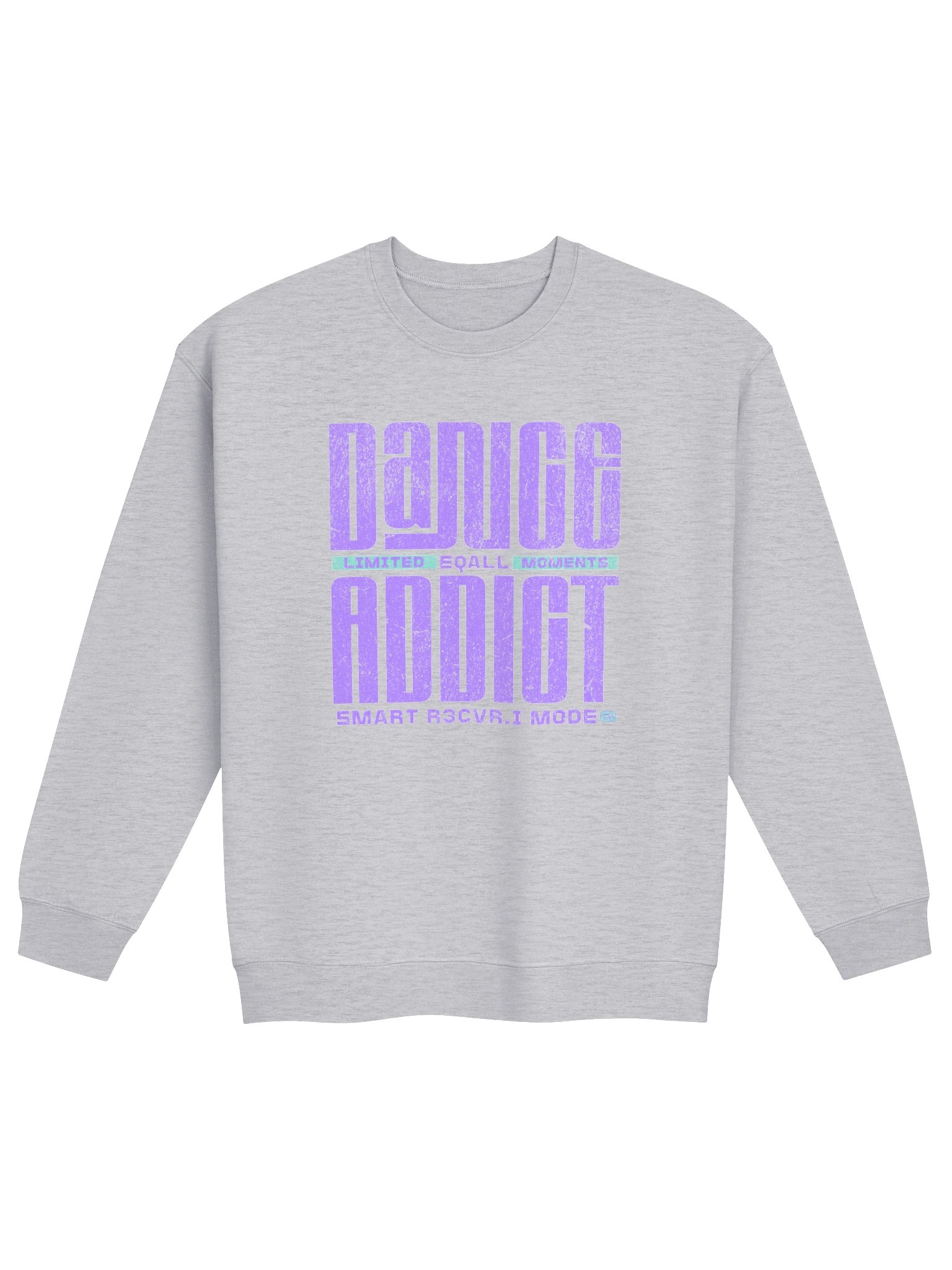 Limited DANCE Addict Moments Crewneck Sweatshirt_R3CVR.i mode by EQALL® Essentials_Purple product image (1)