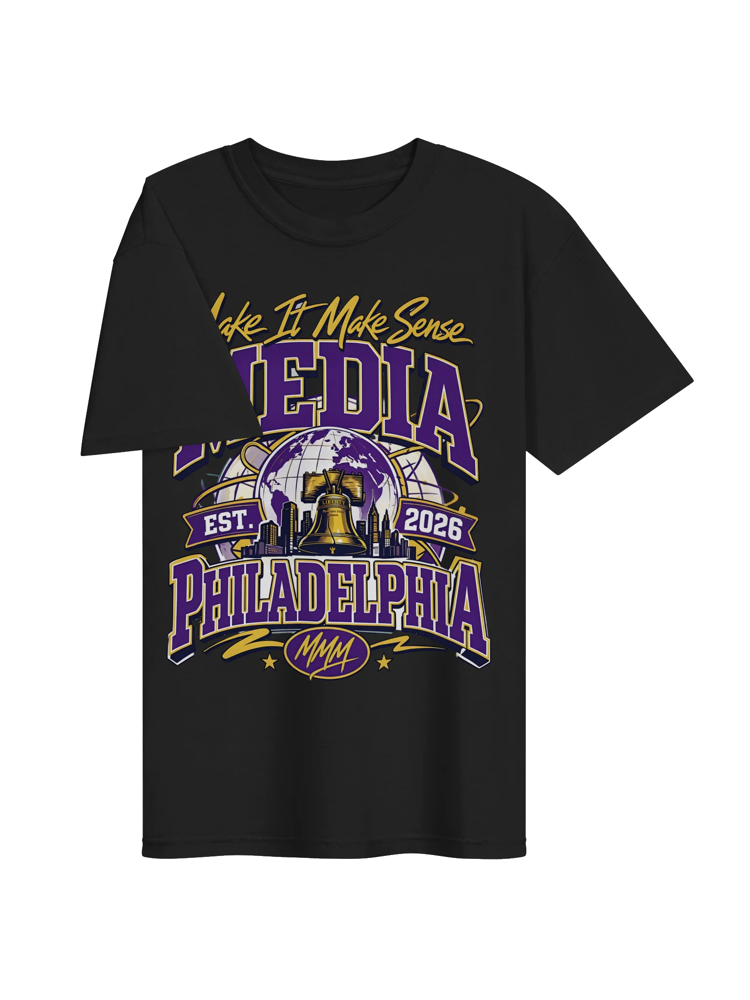 Make It Make Sense MEDIA Philadelphia Logo Tee product image (10)