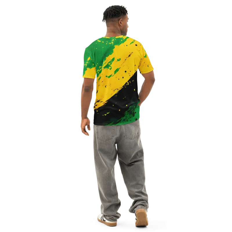 Vintage Jamaica Sport Print - Caribbean Apples | Men’s Cotton Crew Neck T-Shirt product image (2)