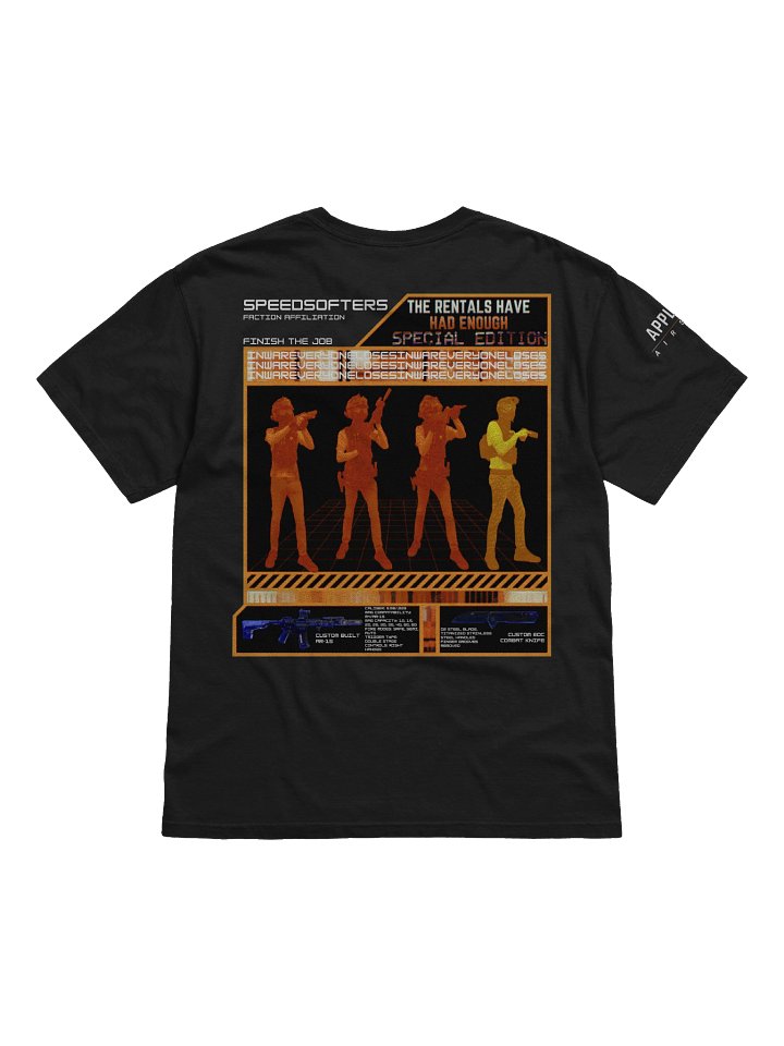 THE RENTALS HAVE HAD ENOUGH: SPECIAL EDITION | ASCII Graphic T-Shirt (Speedsofters) product image (2)