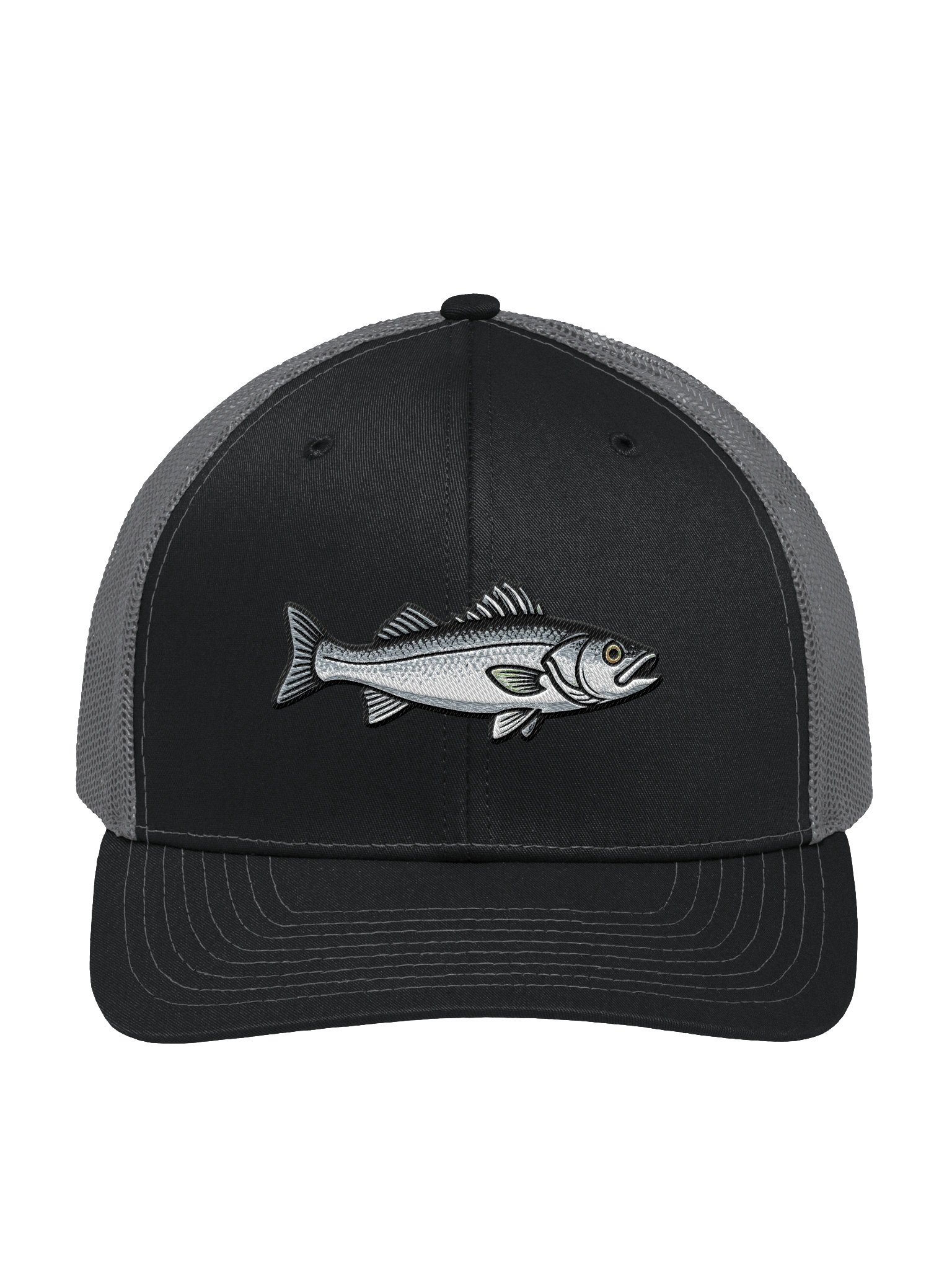 Embroidered Sea Bass Trucker Hat product image (1)