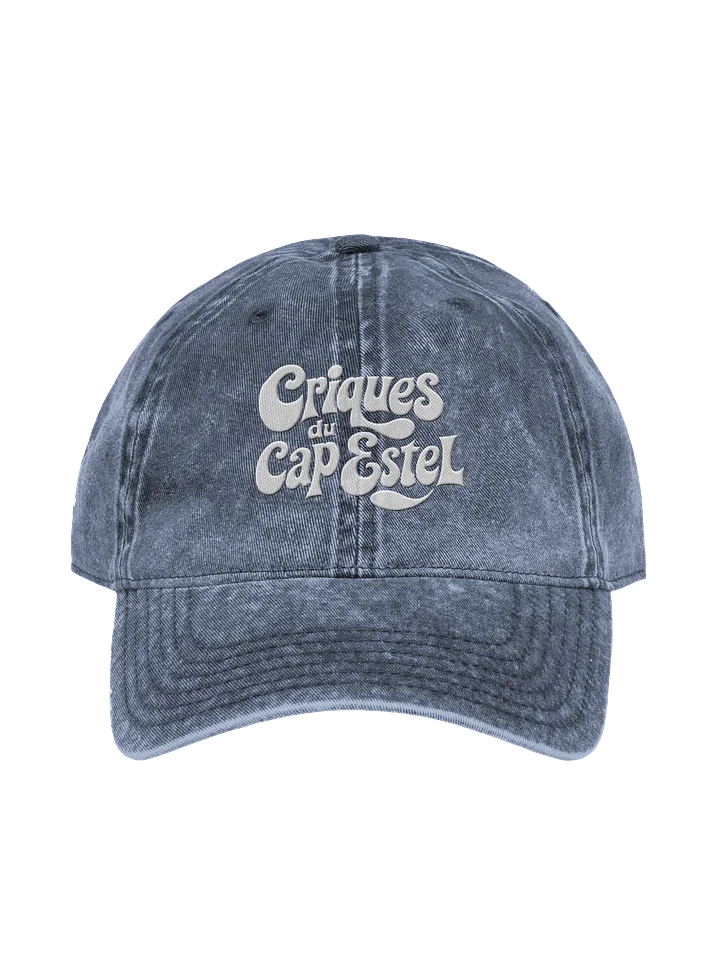 Criques du Cap Estel washed denim hat product image (1)