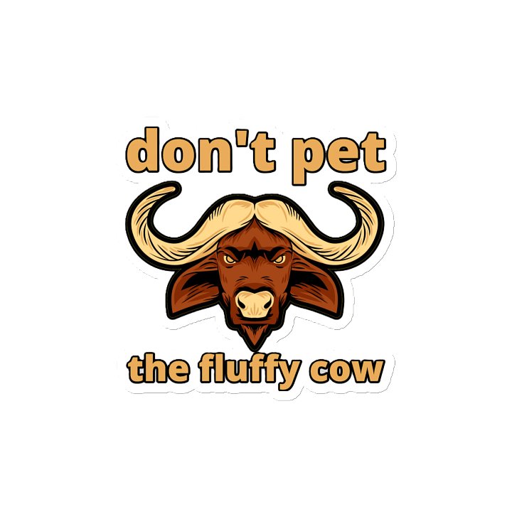 DON'T PET THE FLUFFY COW product image (2)