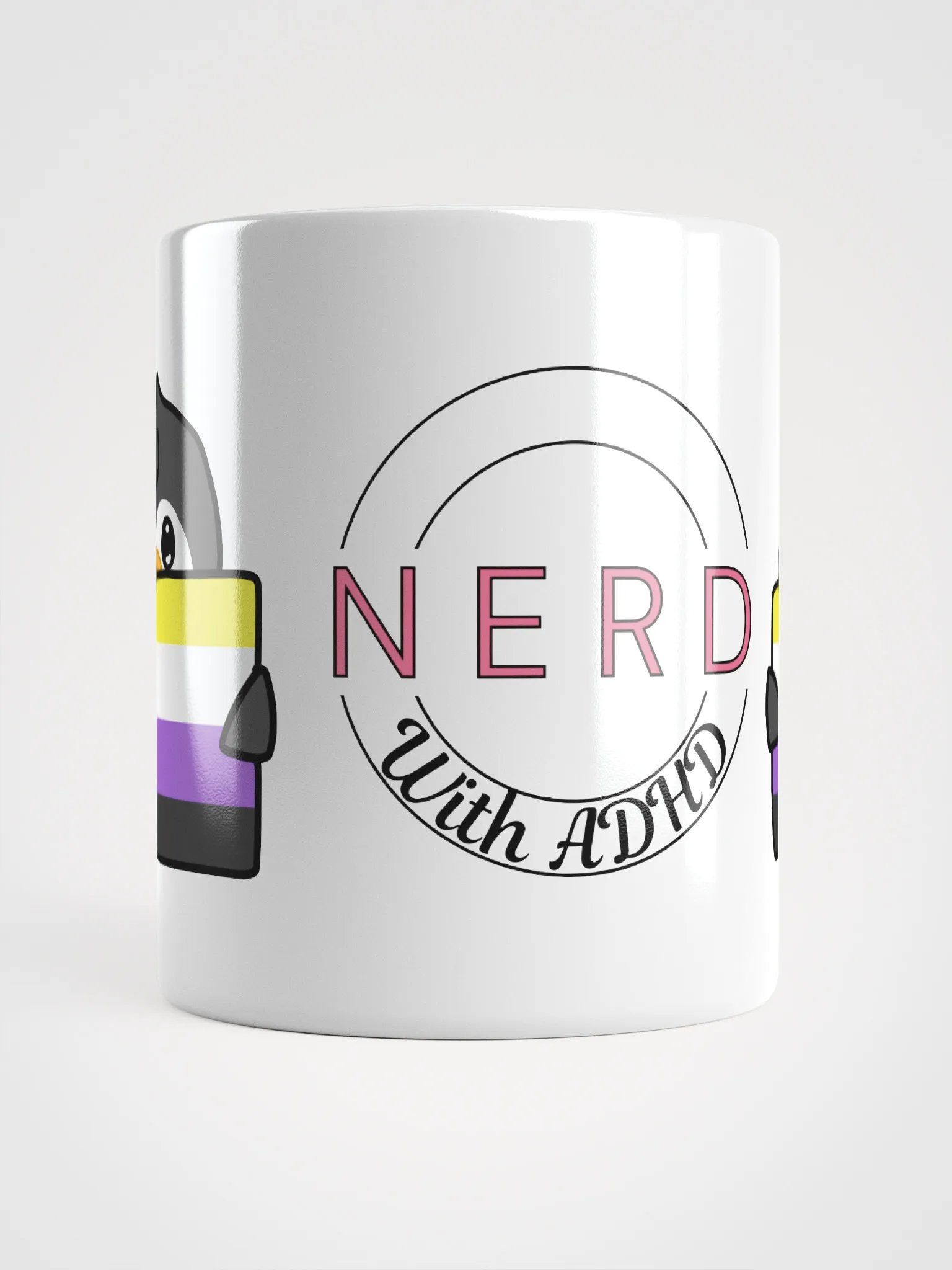 "Non-Binary Pride" Lil' Guy - Twitch Emote Mug product image (5)