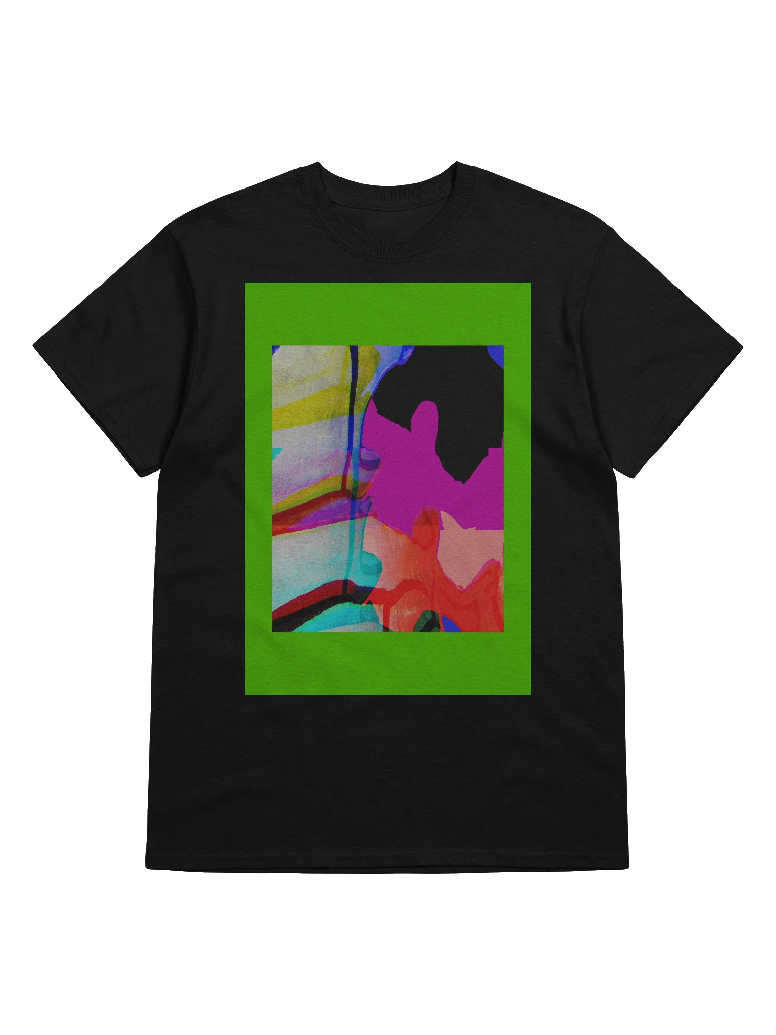 Vibrant Abstract Fusion T-Shirt product image (5)
