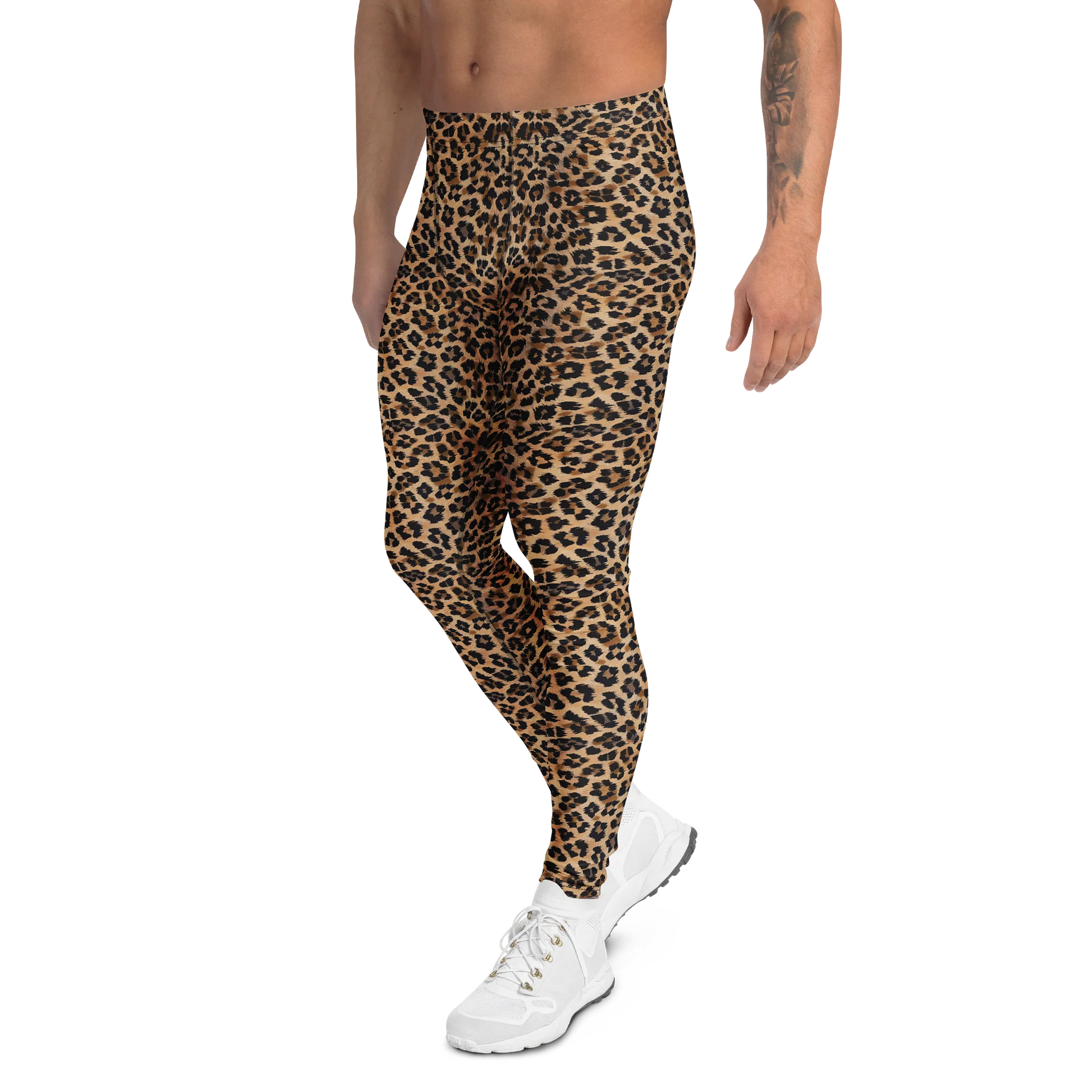 Comfortable Stylish Men’s Leopard Leggings product image (4)
