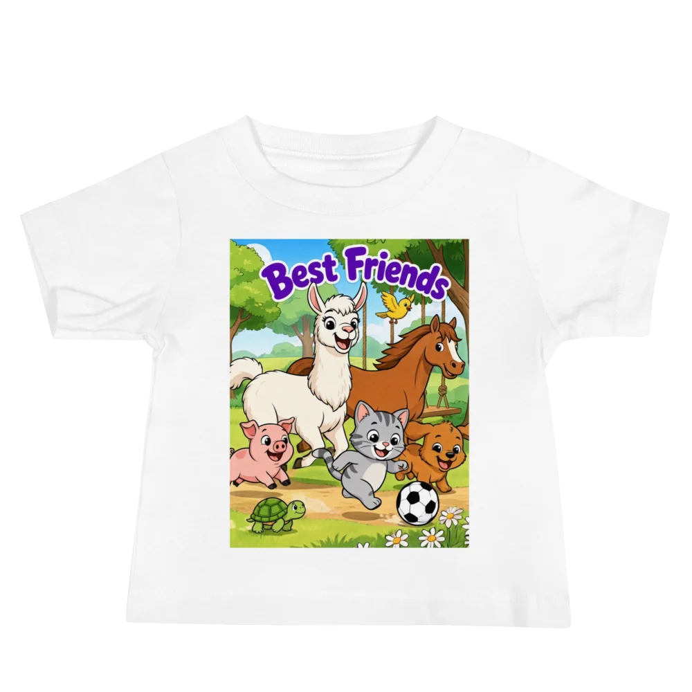 Best Friends Animal Parade Baby Tee product image (2)
