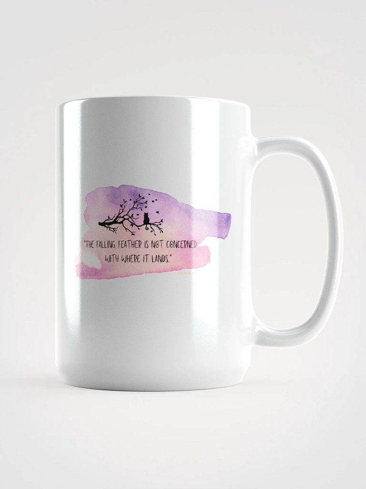 Falling Feather Watercolor Mug product image (1)