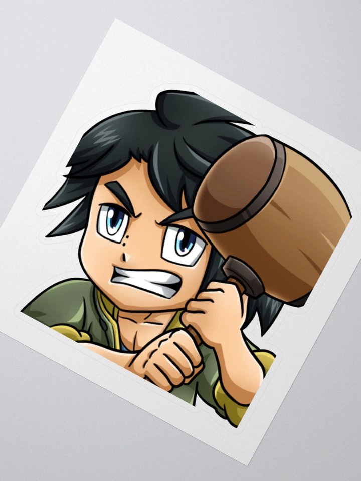 Grizexia Bonk Emote Sticker product image (2)