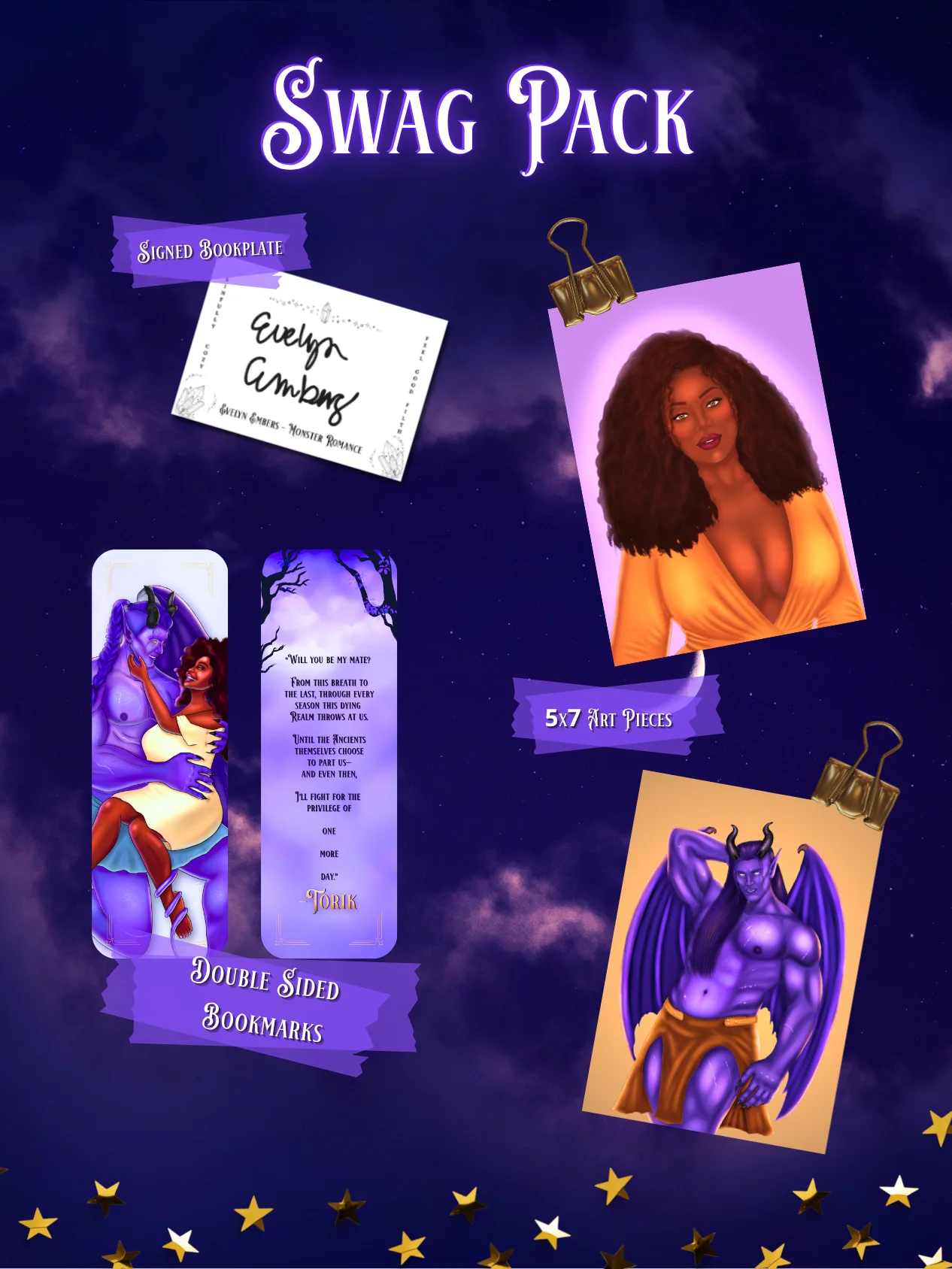 Swag Pack! "Healing the Demon" product image (1)