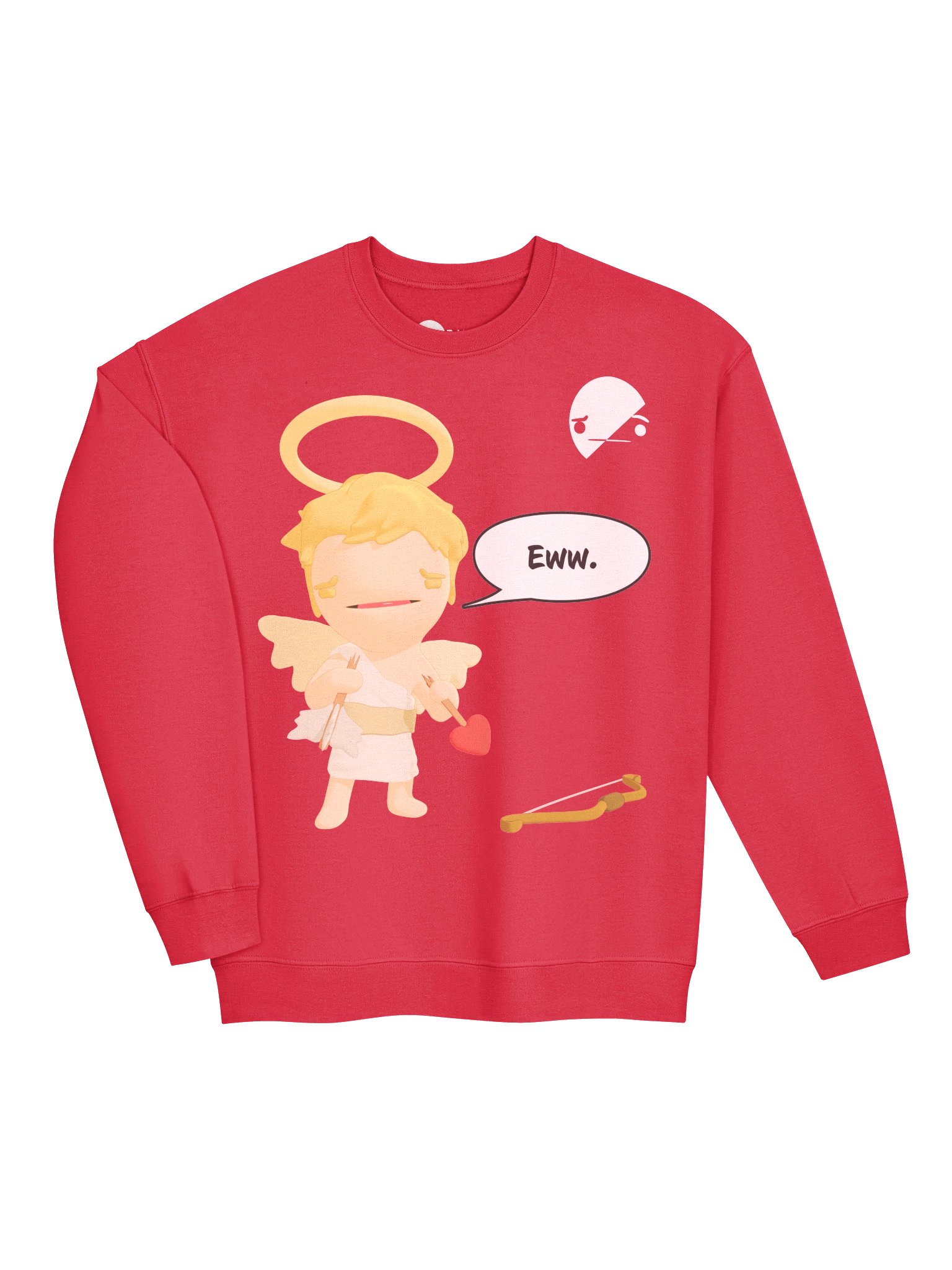 Disgusted Cupid Gildan Classic Crewneck Sweatshirt product image (3)