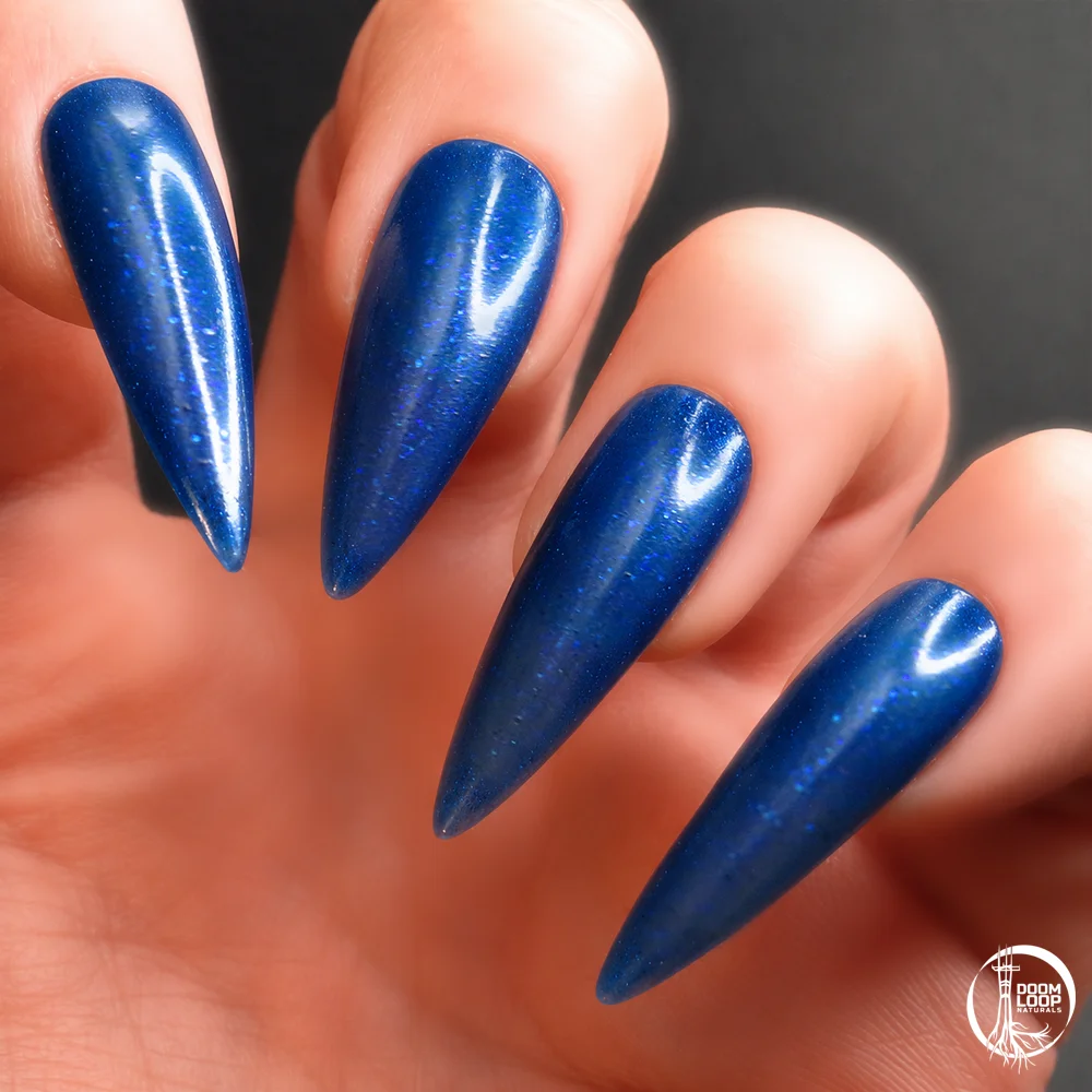 OPACITY OF DESIRE - Shimmering Blue Translucent Jelly Nail Polish product image (3)