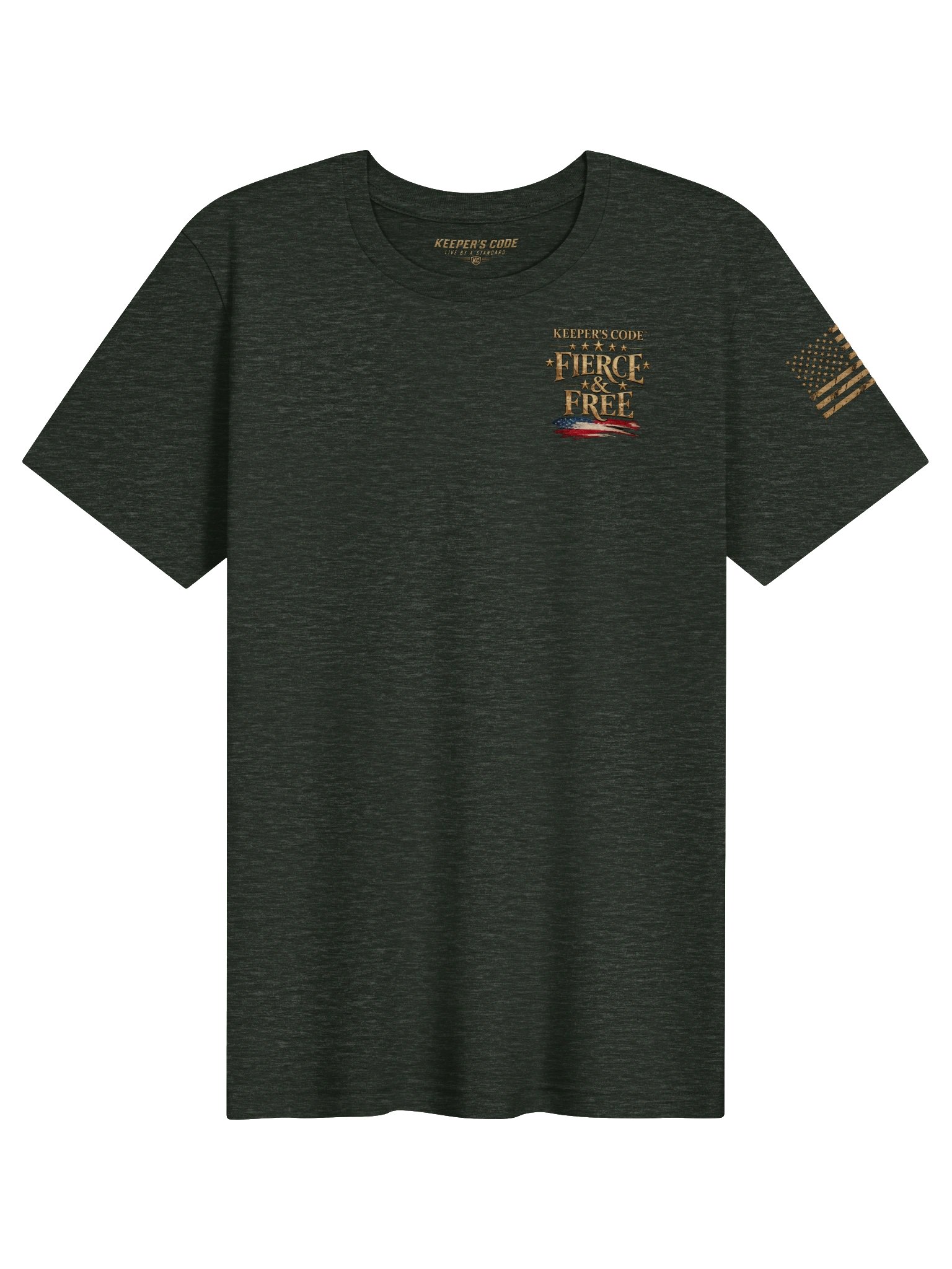 Keeper’s Code™ Women’s Fierce & Free Western Eagle Graphic T-Shirt product image (17)