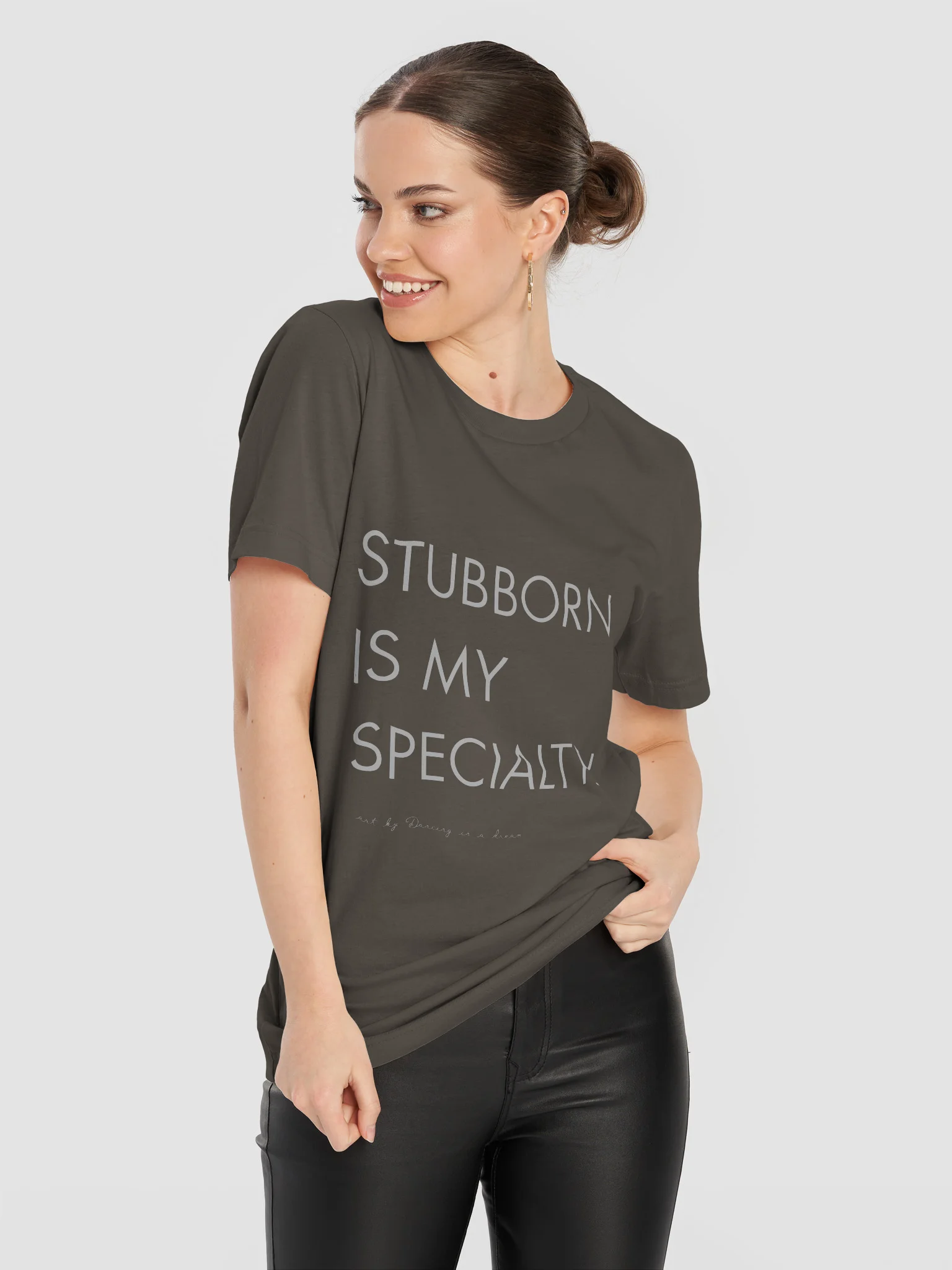 'Stubborn is my specialty tee product image (3)