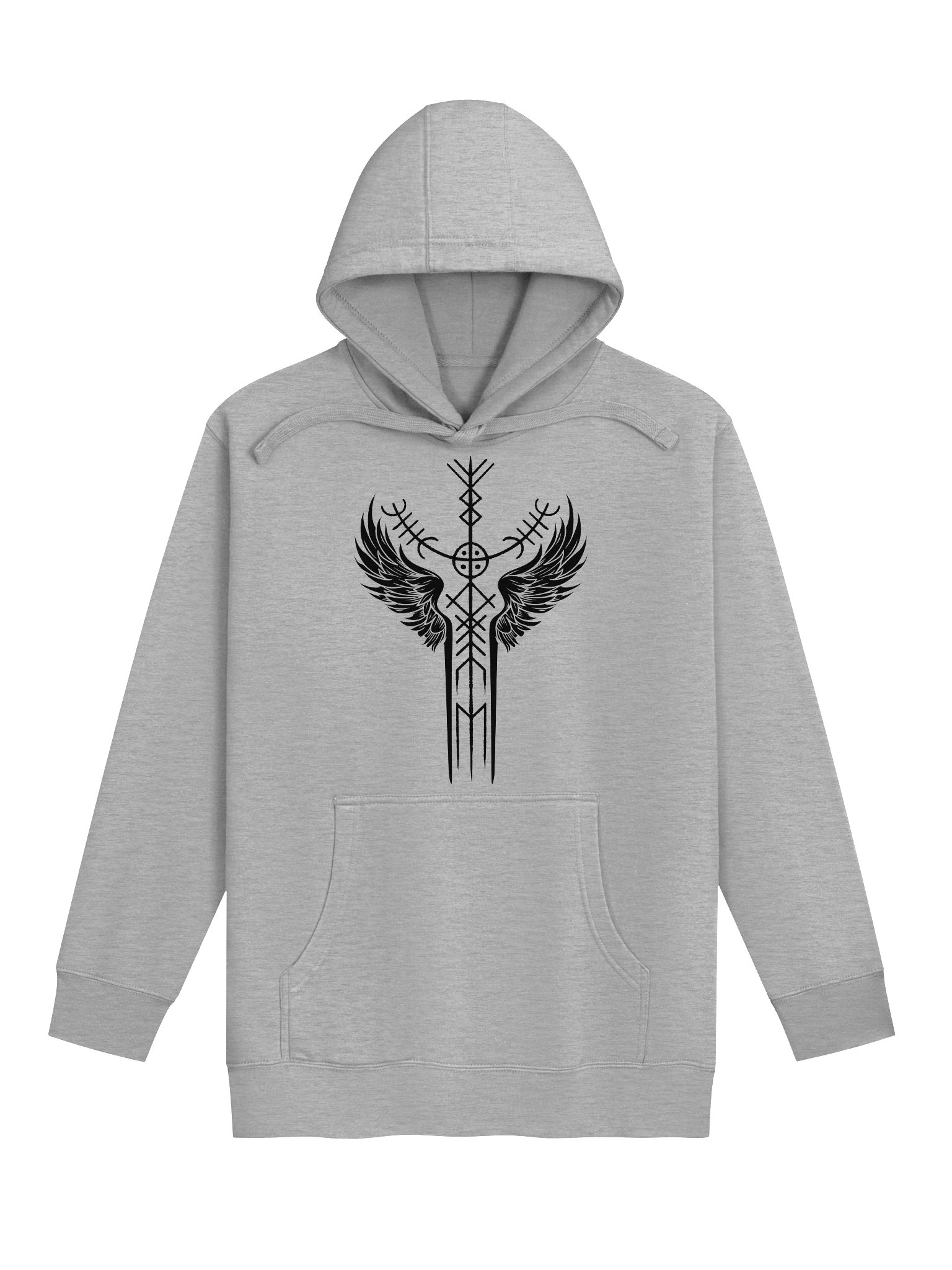 The Valkyrie Stave Hoodie (black print) product image (3)