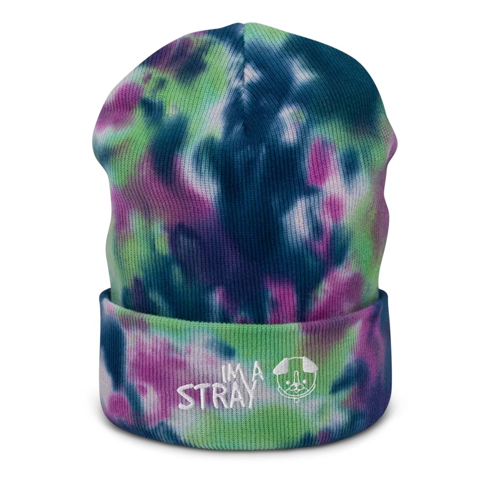 I'm A Stray Tye-Dye Touque product image (1)