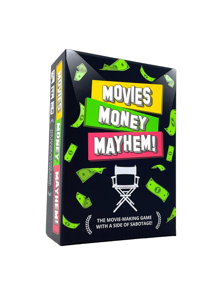 MOVIES, MONEY, MAYHEM! Card Game - The Movie-Making Game With a Side of Sabotage! product image (1)