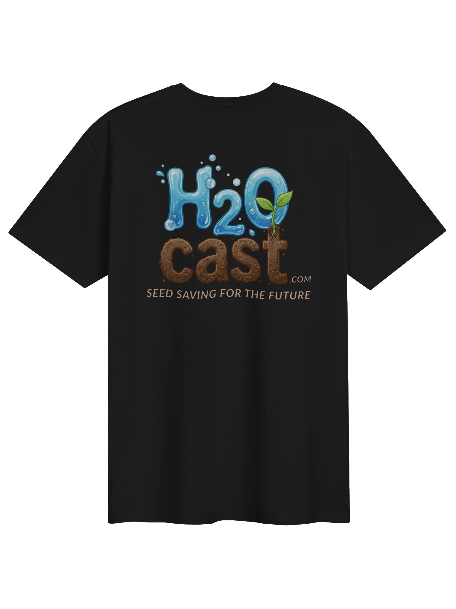 H2O Cast Eco Logo Tee Front and Back product image (2)