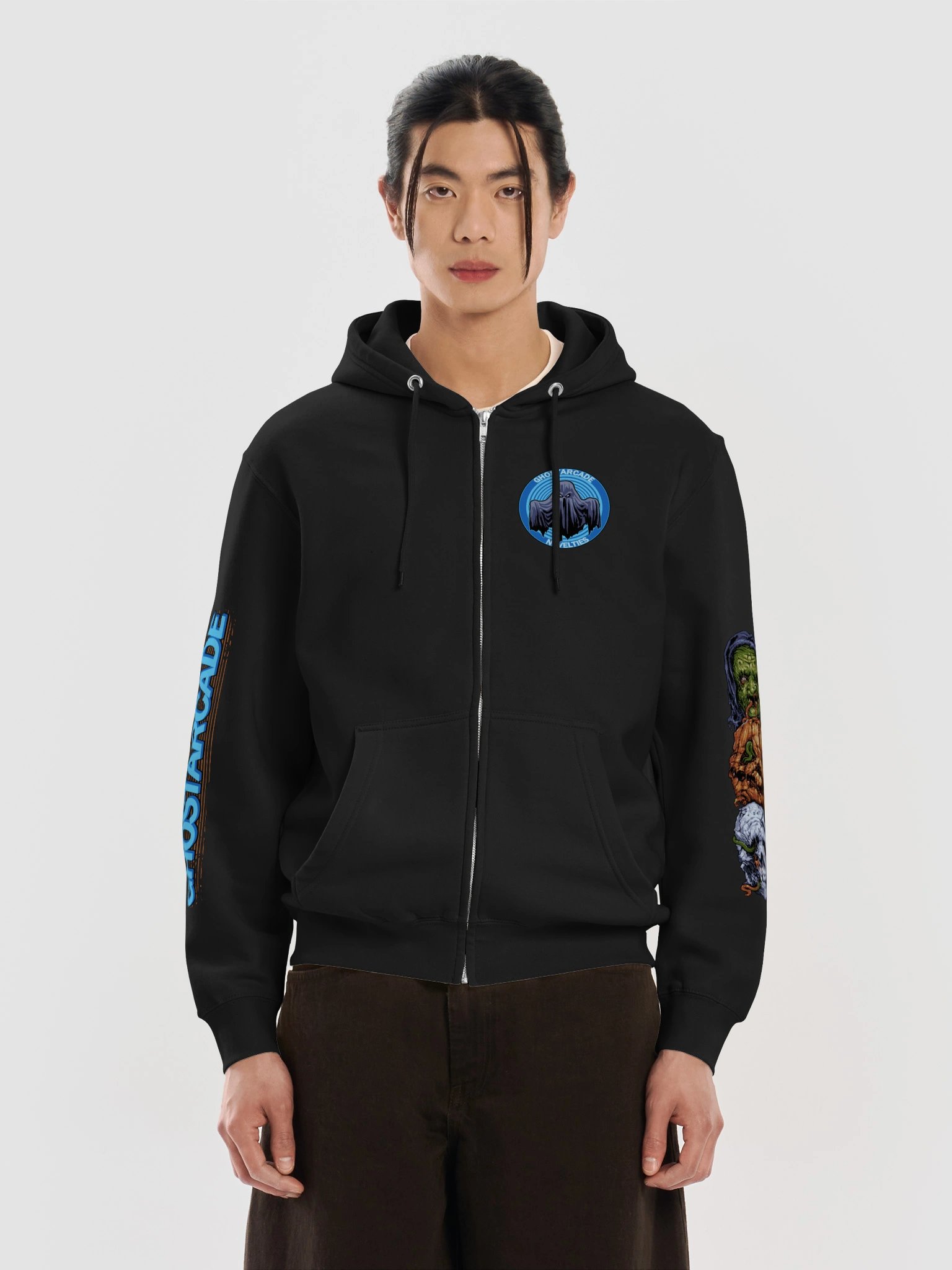 Novelty Scare Zip-Up Hoodie product image (5)
