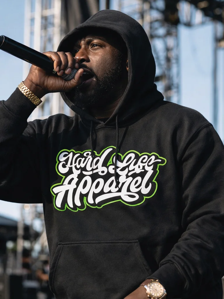 Green Graffiti - Black Hoodie product image (2)