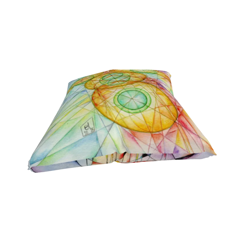 Poinsot's Paper Spaceship 4+1 - Physics of the Gyroscope Pillow product image (3)