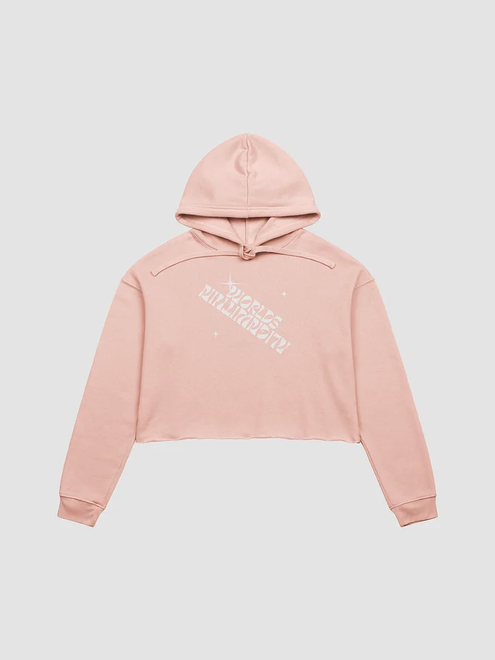 Starry Globe Emblem Crop Hoodie product image (1)