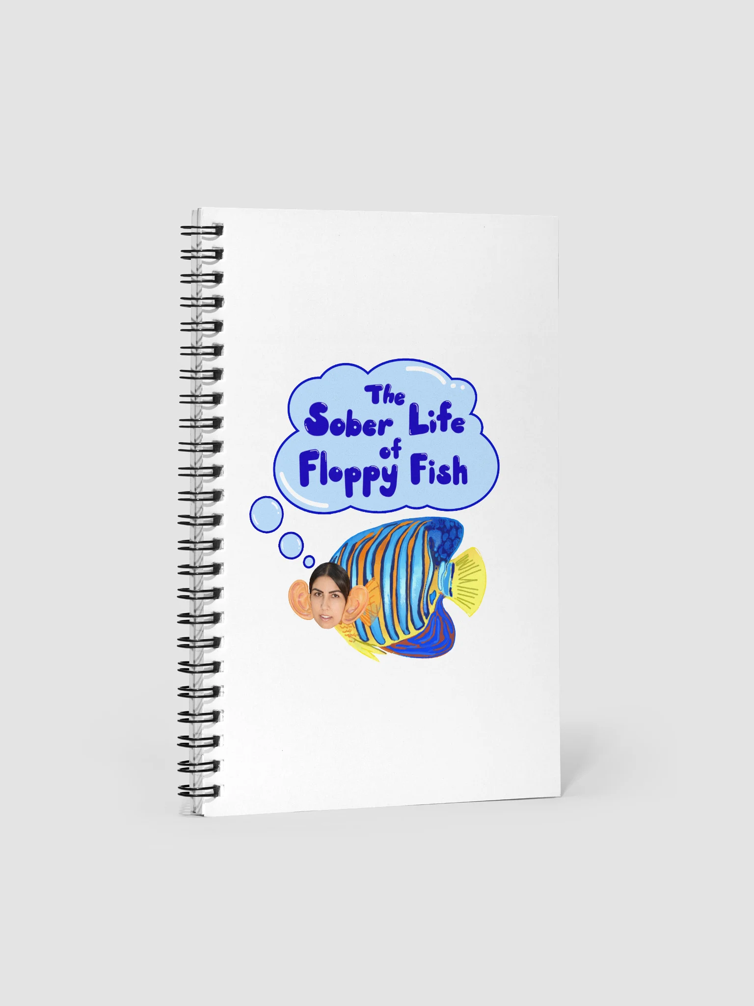 Sober Floppy Fish Note Book product image (1)