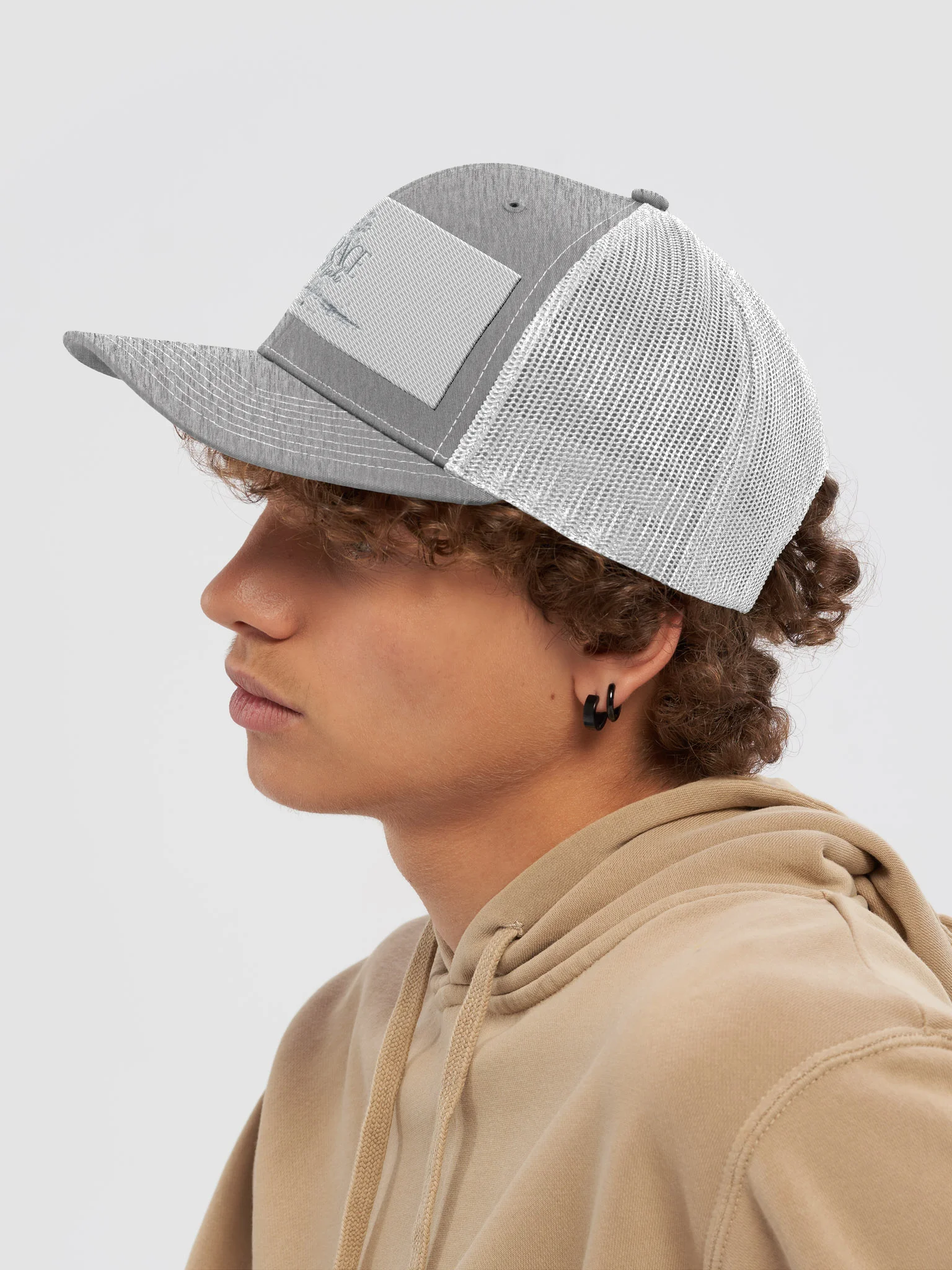 Heather & White Trucker Hat product image (7)