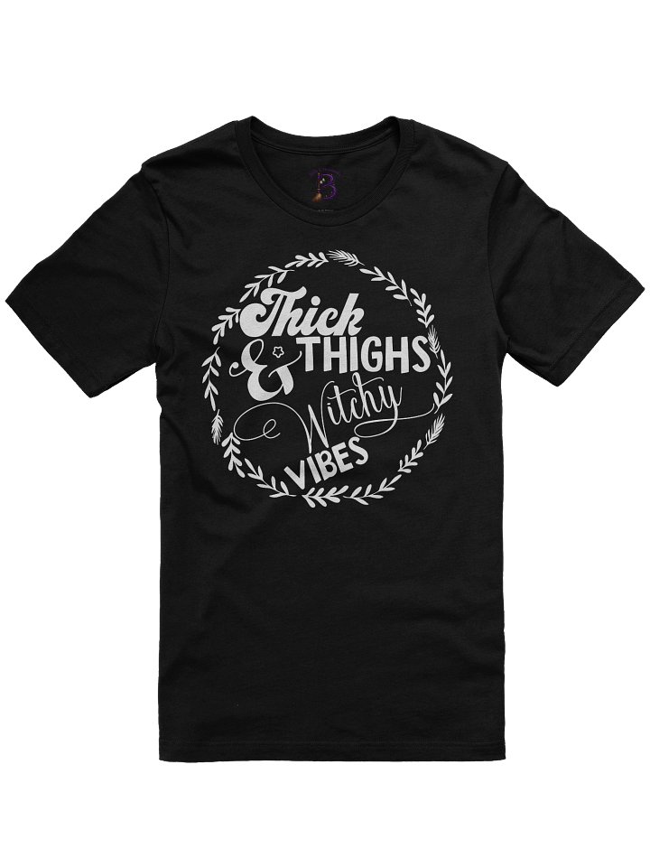 Thick Thighs and Witchy Vibes – Witchy Graphic T-Shirt product image (2)