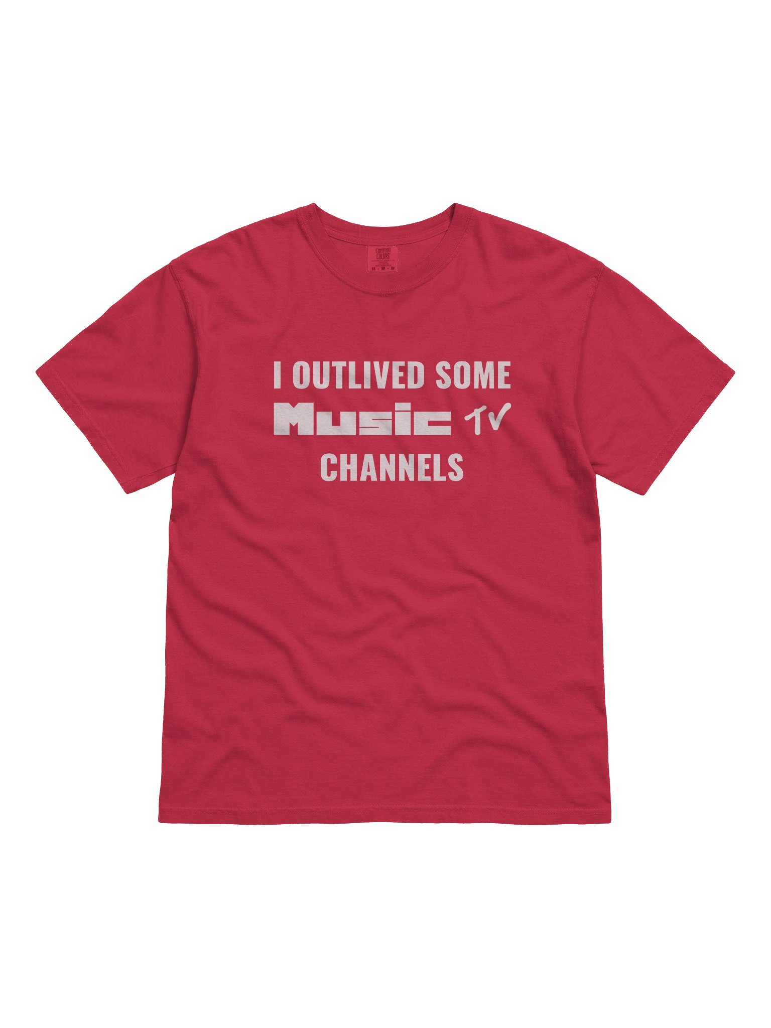 Urgers I Outlive Music TV Channels Shirt product image (3)
