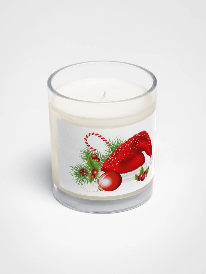 Festive Santa Hat Soy Wax Candle product image (2)