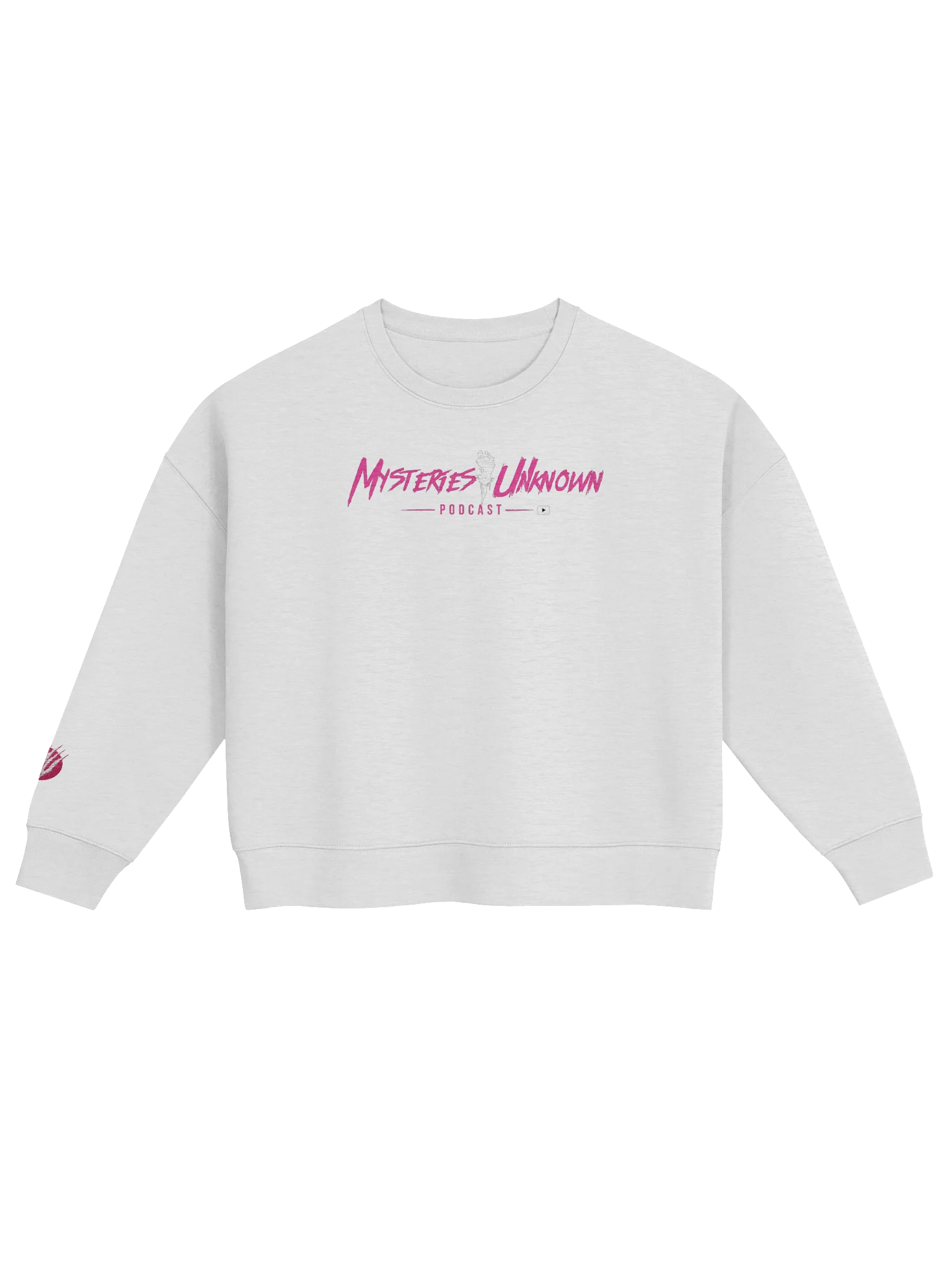 Mysteries Unknown Pink Logo Women’s T-Shirt product image (1)