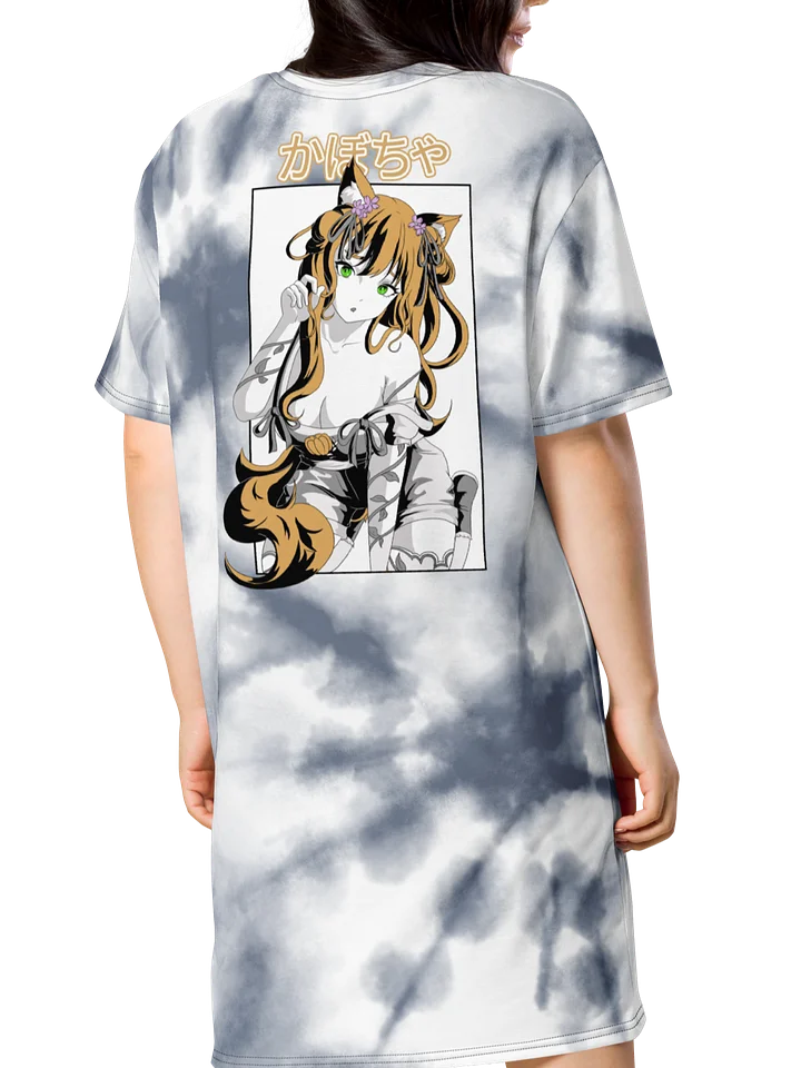 Pumpkin Petty Waifu Tie-Dye Shirt Dress product image (1)