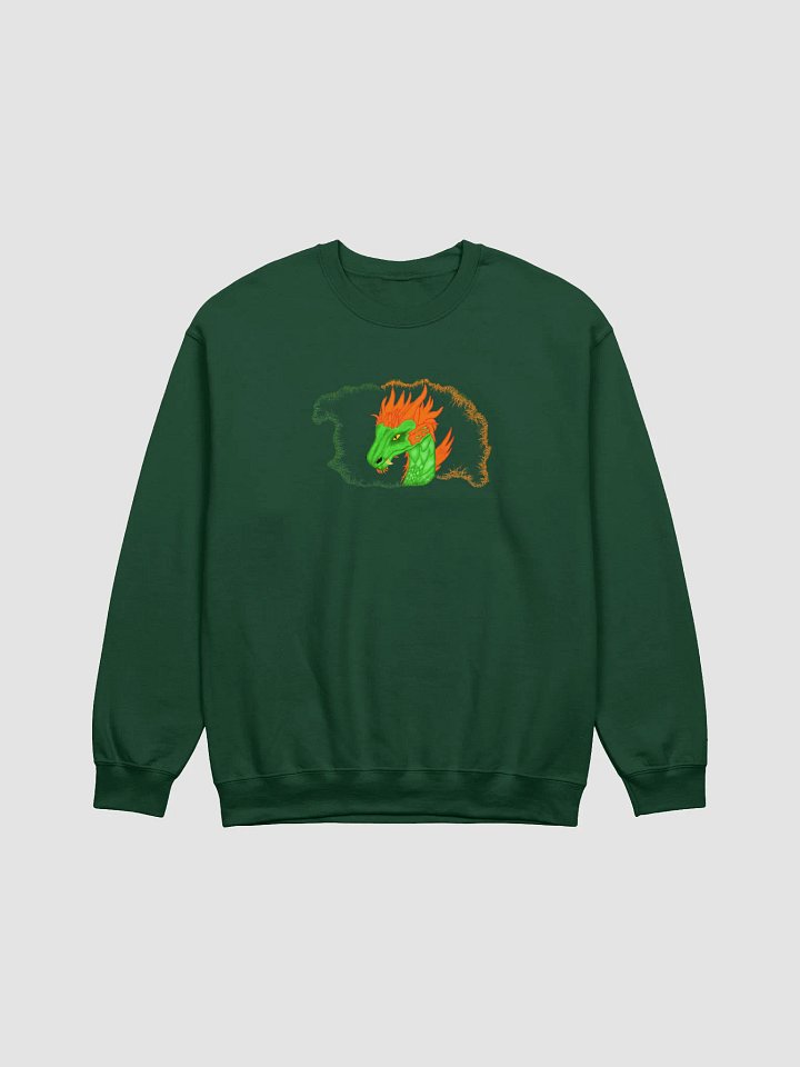 Fiery Dragon Head Crewneck Sweatshirt product image (1)