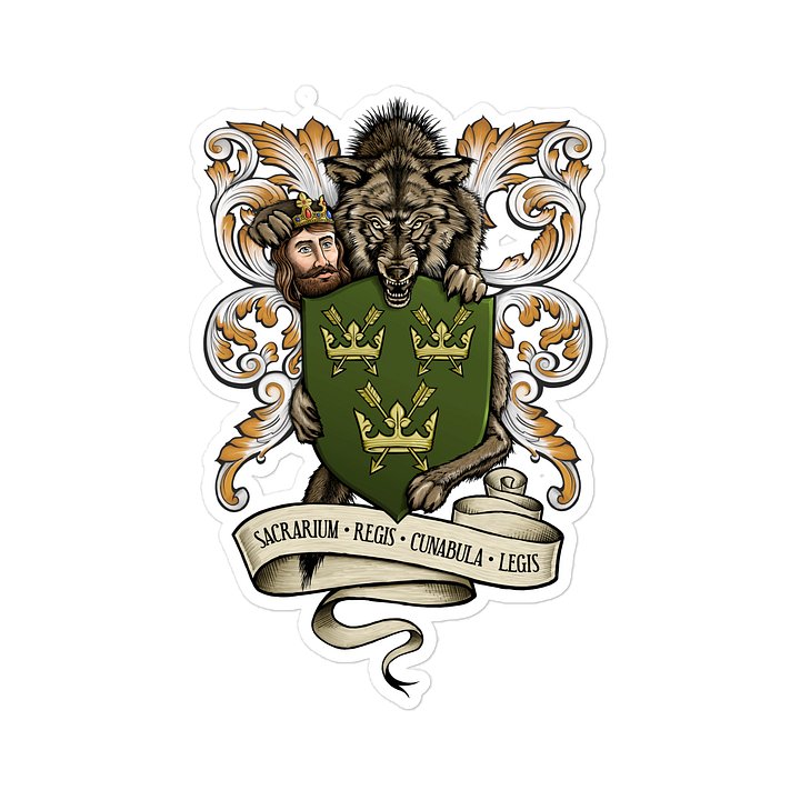 Bury St Edmunds Coat of Arms Die-Cut Sticker product image (2)