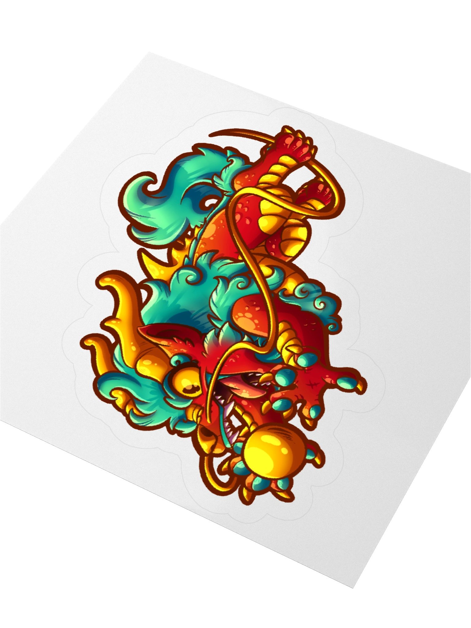 Red Dragon - sticker product image (7)