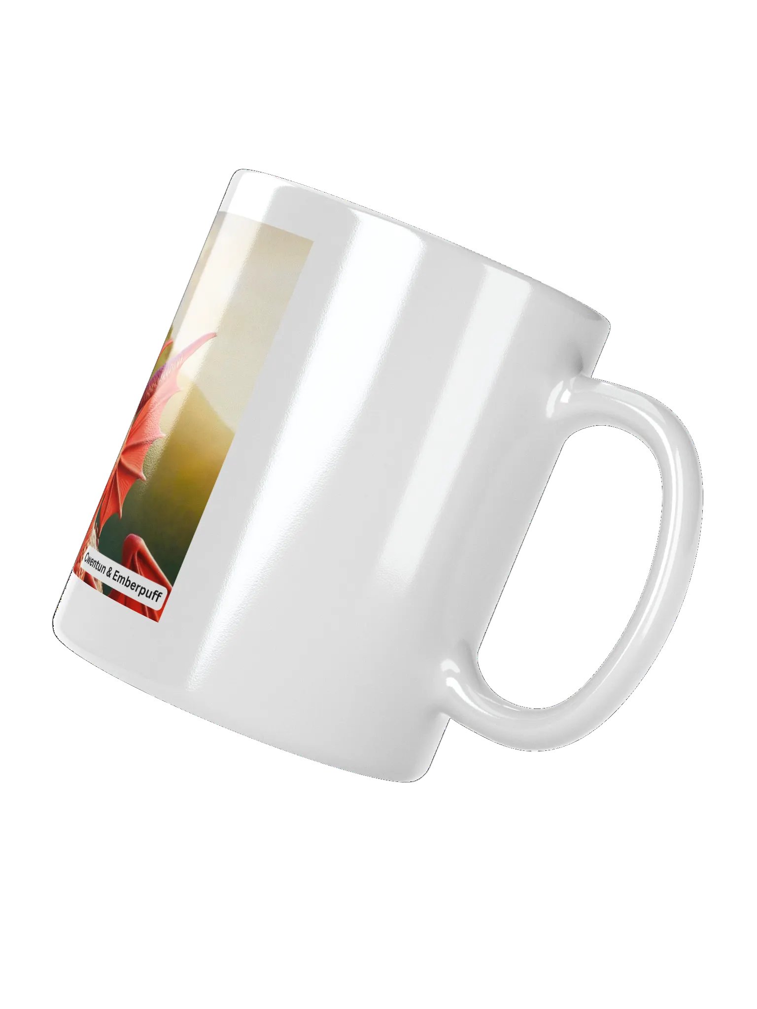 Emberpuff & Cwentun - Dragon Wisdom Fan Mug product image (3)
