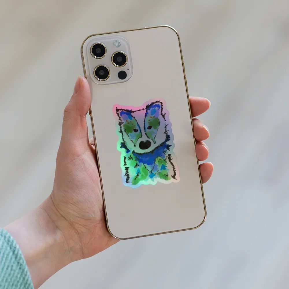 Honey Badger Holographic Sticker product image (6)