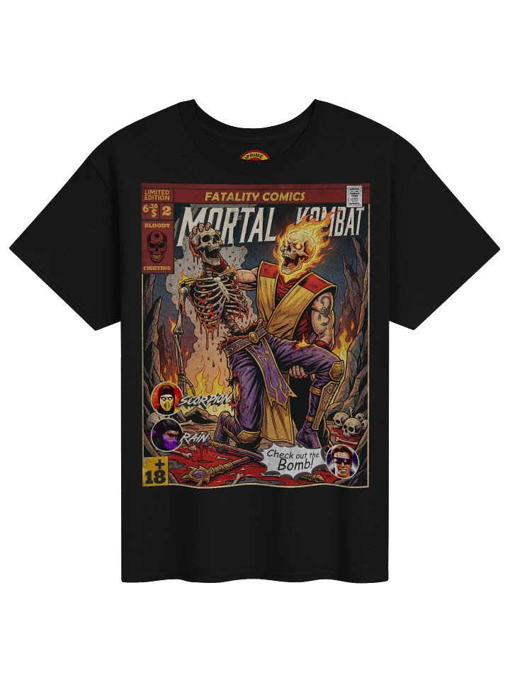 Mortal Kombat Scorpion Comic Art T-Shirt product image (1)
