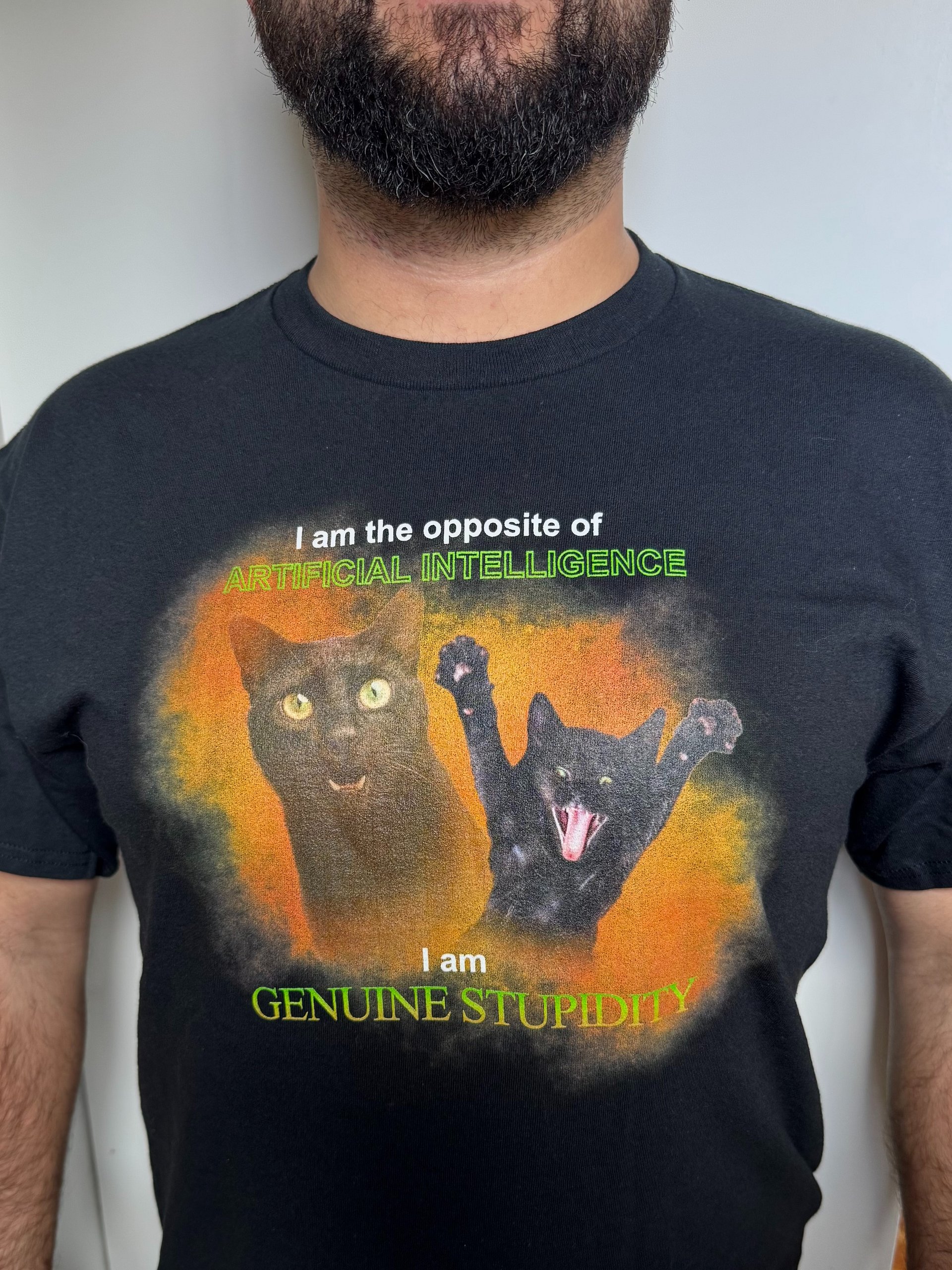 I am the opposite of artificial intelligence unisex tee product image (1)