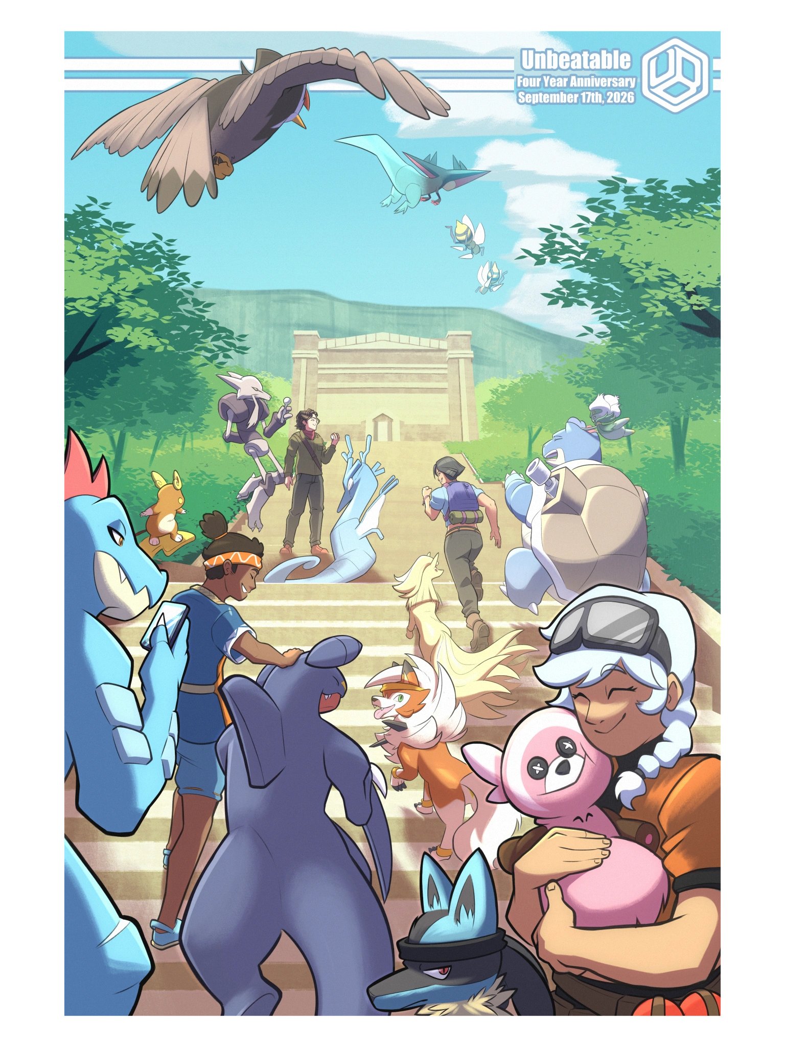 UnbeatableCast 4th Anniversary "Road to Indigo" Poster product image (1)