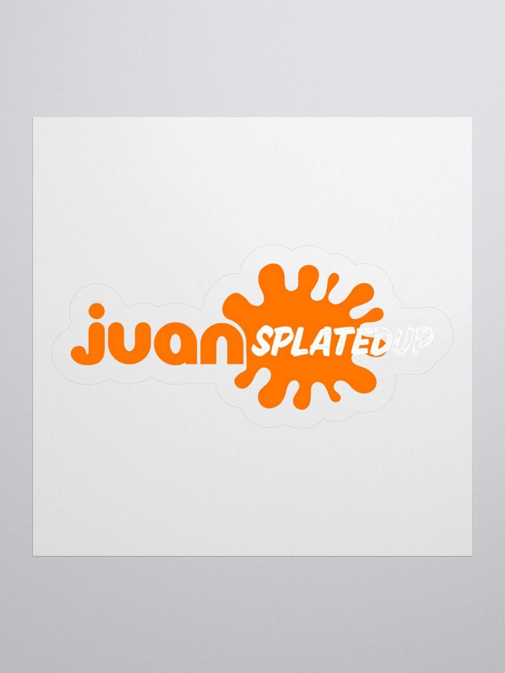 JuanSplatedUp (old logo) Stickers product image (1)
