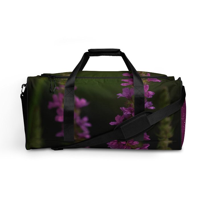Travel bag - Purple blossoms against a dark background product image (2)