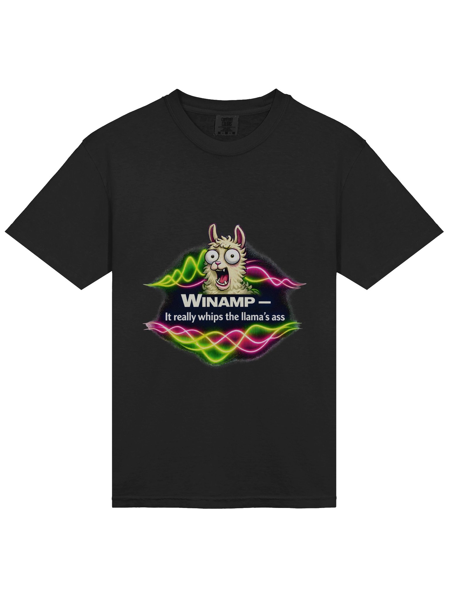 Winamp Nostalgia Llama Tee – It Really Whips the Llama’s Ass product image (4)