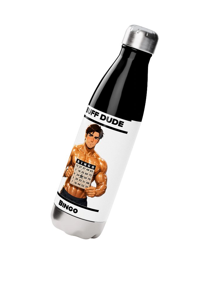 Bingo Family: Buff Dude Water Bottle (Stainless Steel) product image (4)