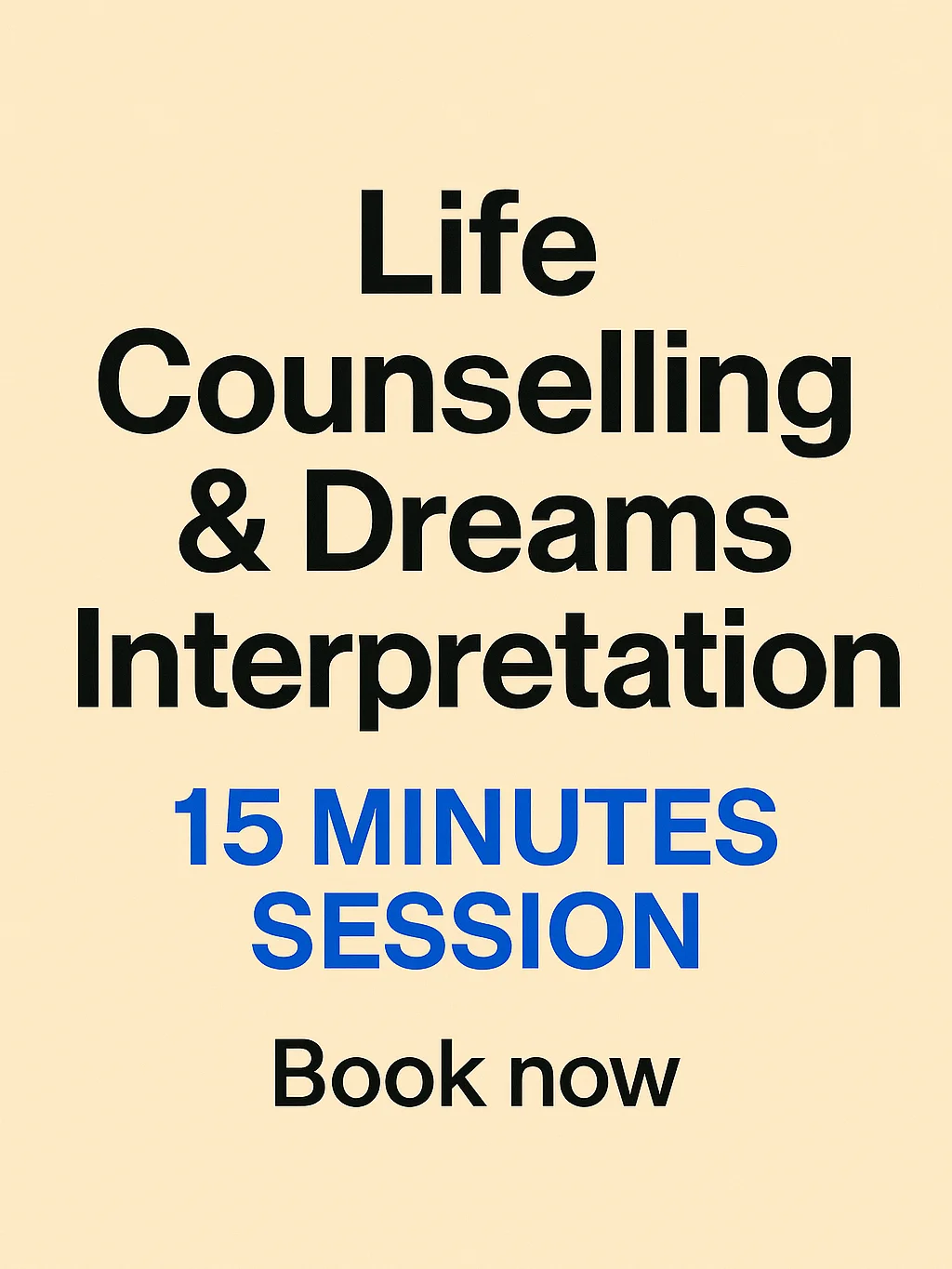 Life Counselling (or) Dreams Interpretation - 15 MINUTES session product image (1)